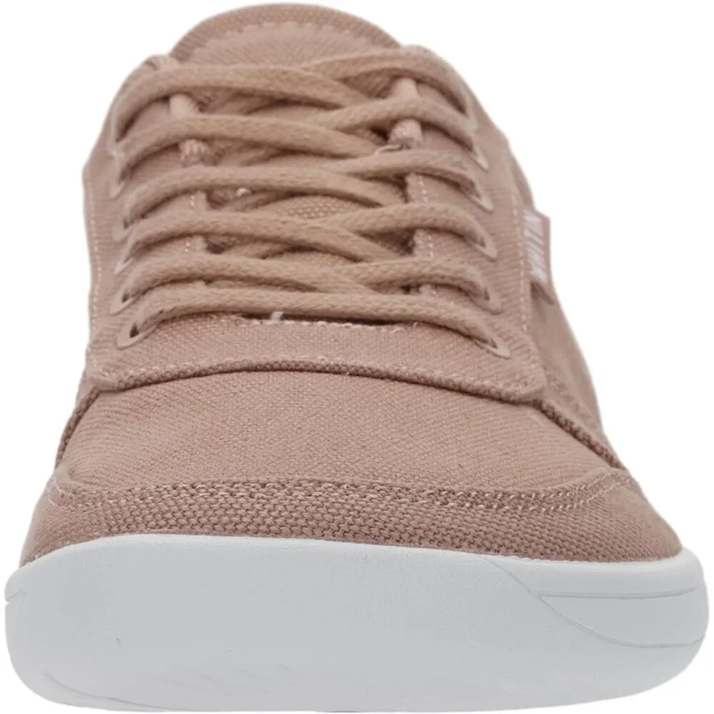 WHITIN Women's Wide Toe Box Barefoot Sneakers Canvas Minimalist Shoes Blush